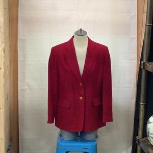 Talbot petites wool red blazer